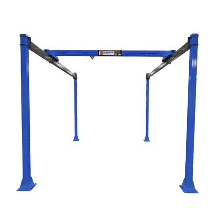 Pwi Garage Series Workstation Crane, 1,000 lb Capacity, Adjustable Height, 10 ft x 12 ft, Blue GS1000B-1012